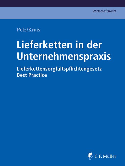 Title details for Lieferketten in der Unternehmenspraxis by Christian Pelz - Available